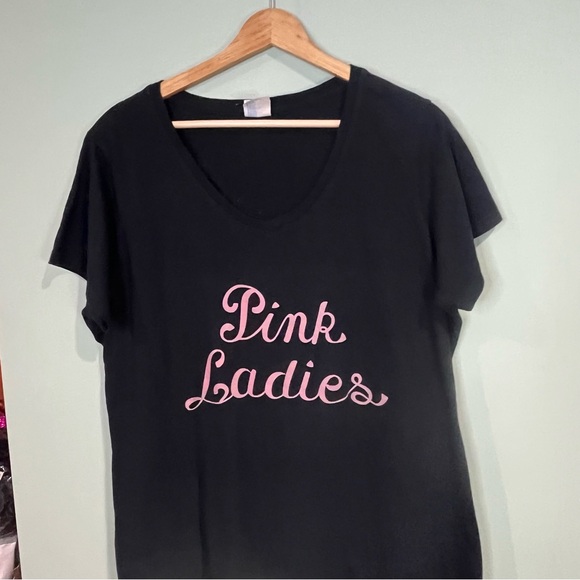 Tops - 6/$25 Black 'Pink Ladies' Short Sleeve Tee